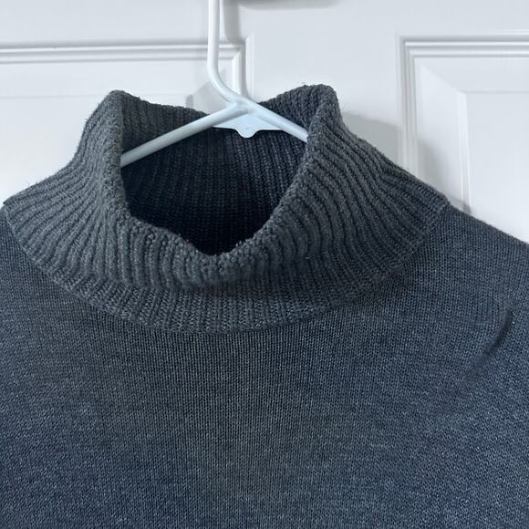 Lou & Grey Ribbed Oversized Tunic Turtleneck Sweater XL - Picture 4 of 9